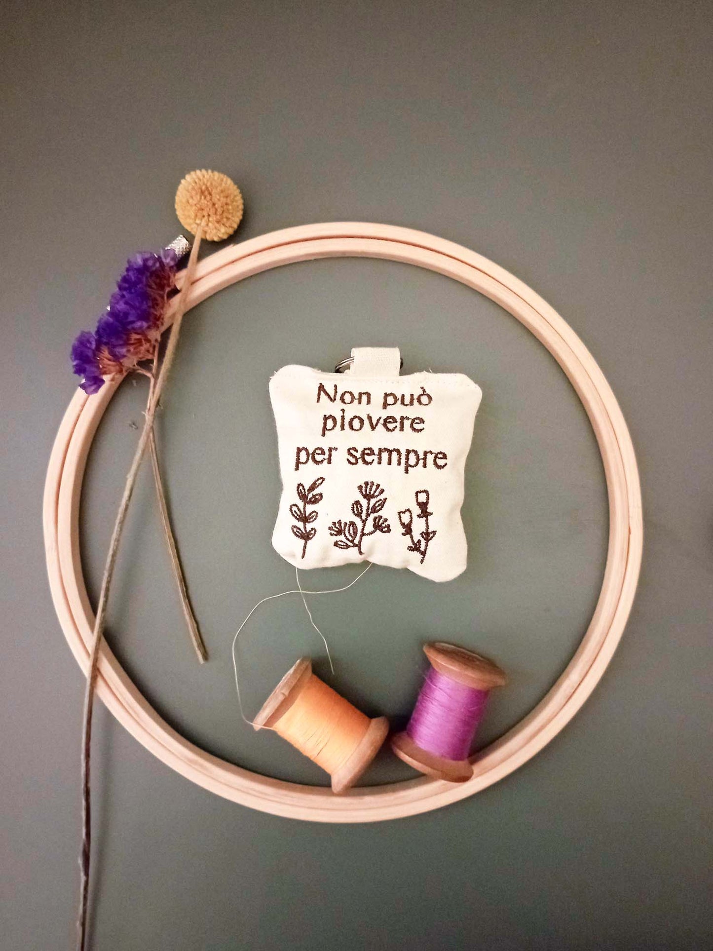 Portachiavi con frasi personalizzate